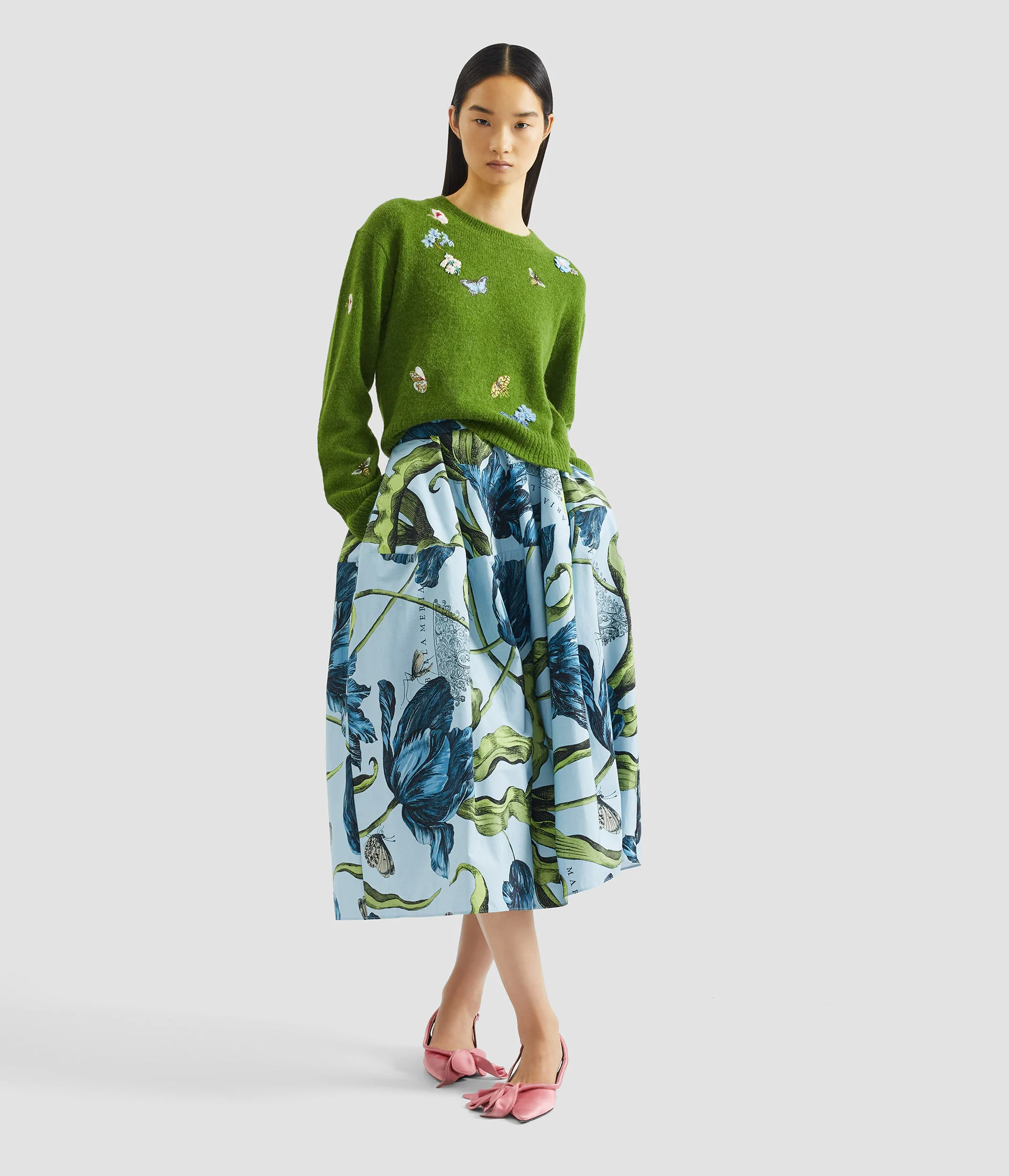 Embellished Crew Neck Jumper - Image 2