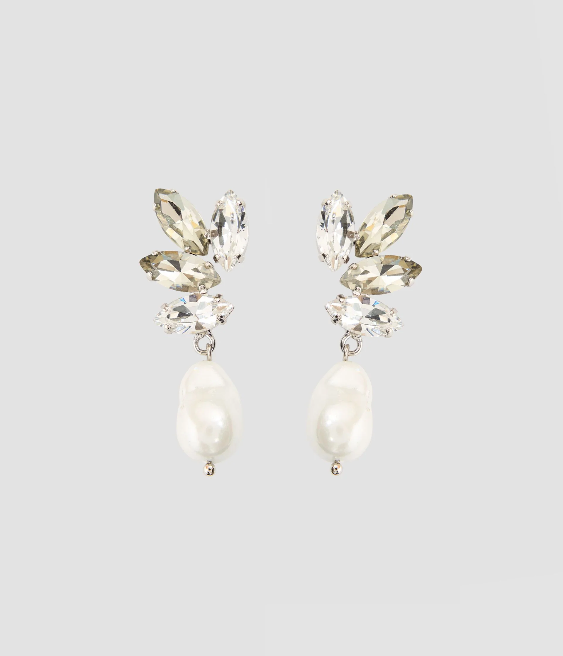 Crystal Pearl Earring