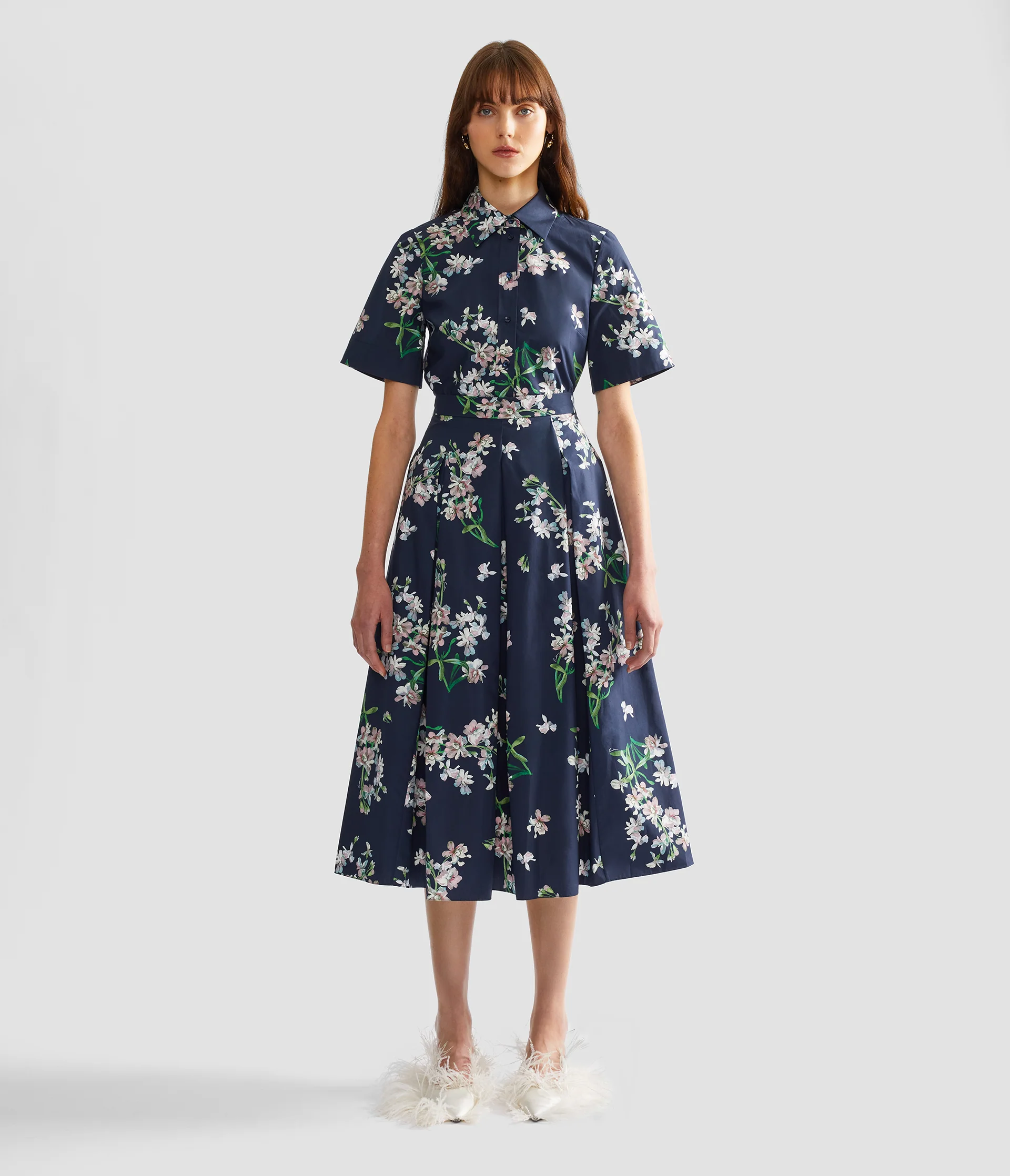 Floral Cotton Short Sleeve Shirt - Image 4