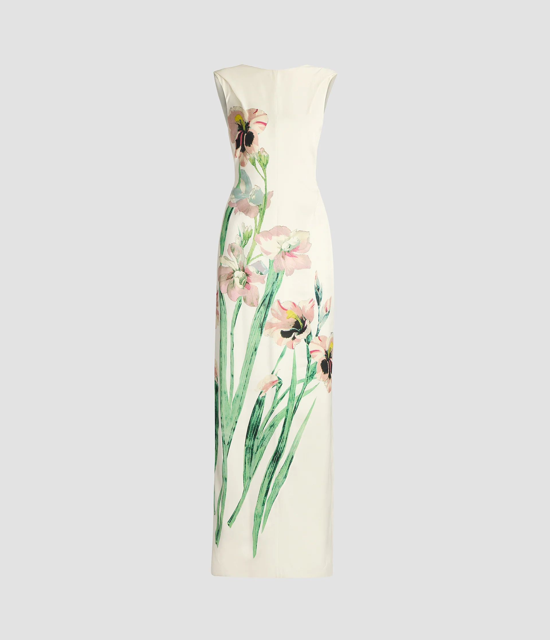 Floral Duchess Drape Gown