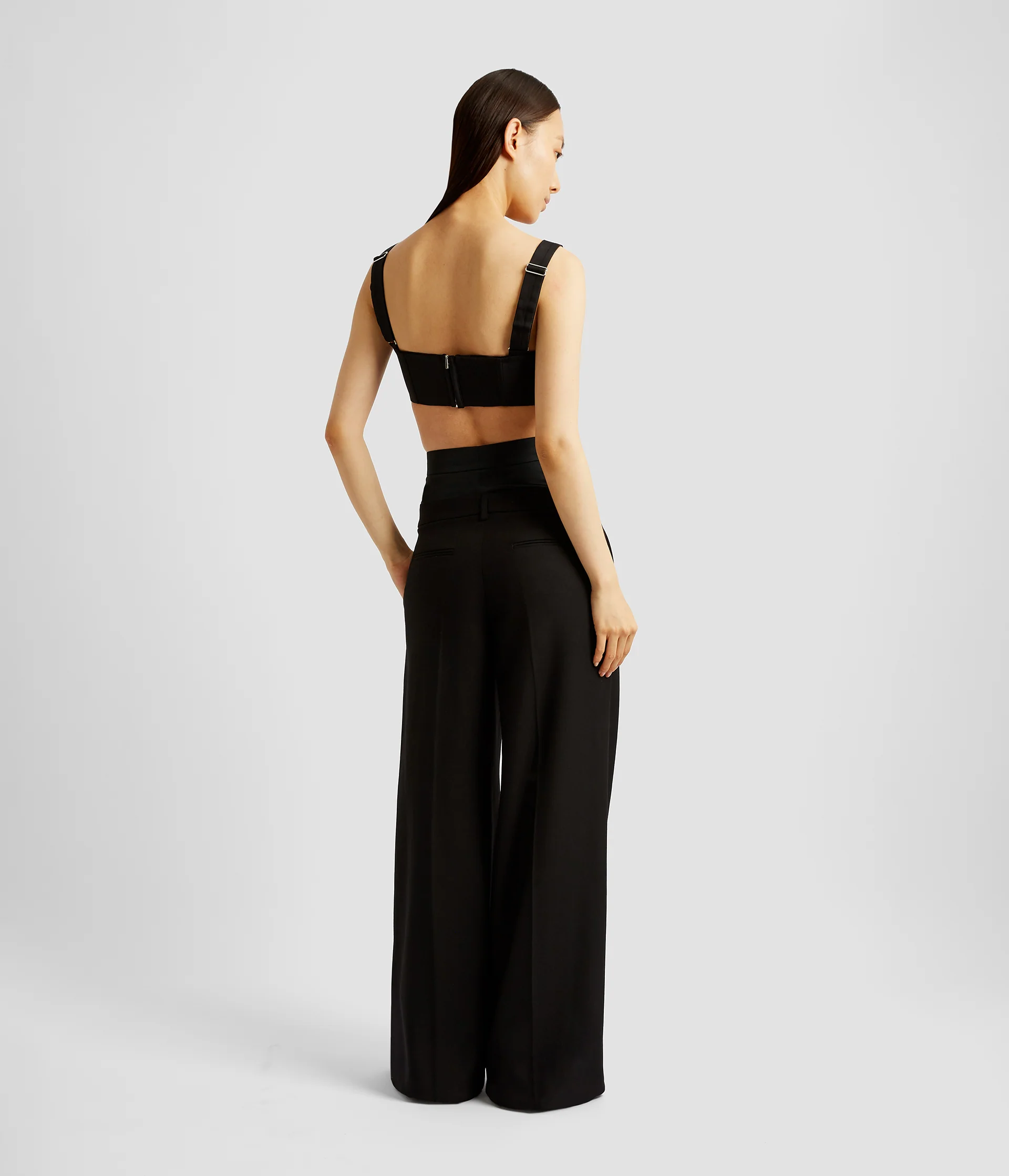Grain De Poudre Wide Leg Trouser - Image 3