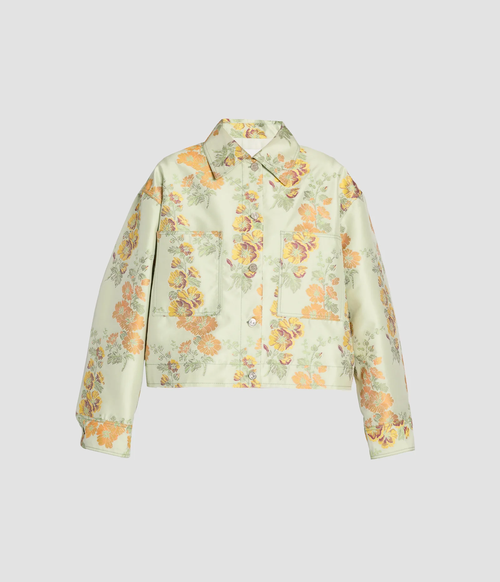 Hollyhock Jacquard Cropped Jacket