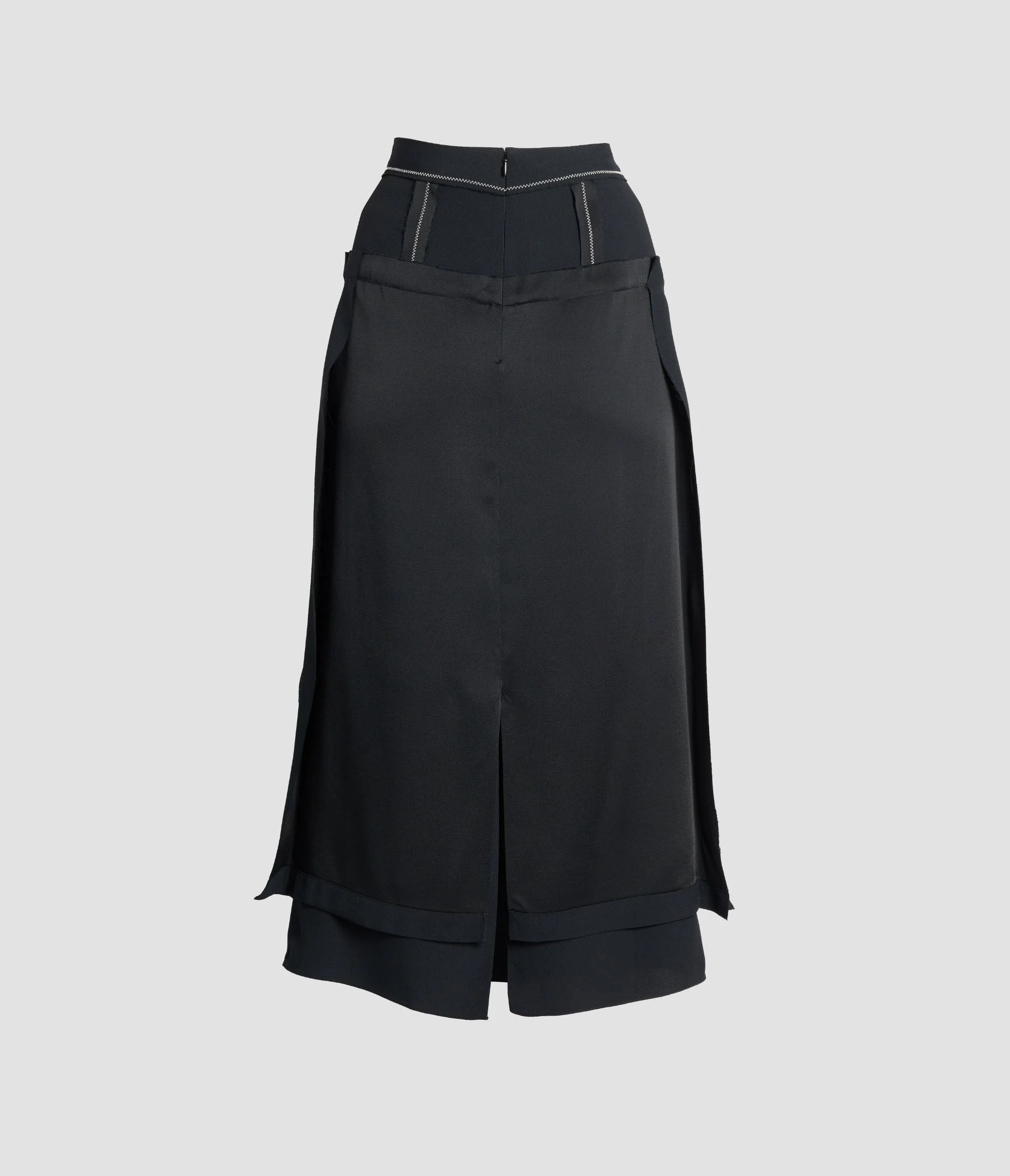 Satin Cady Midi Skirt - Image 2