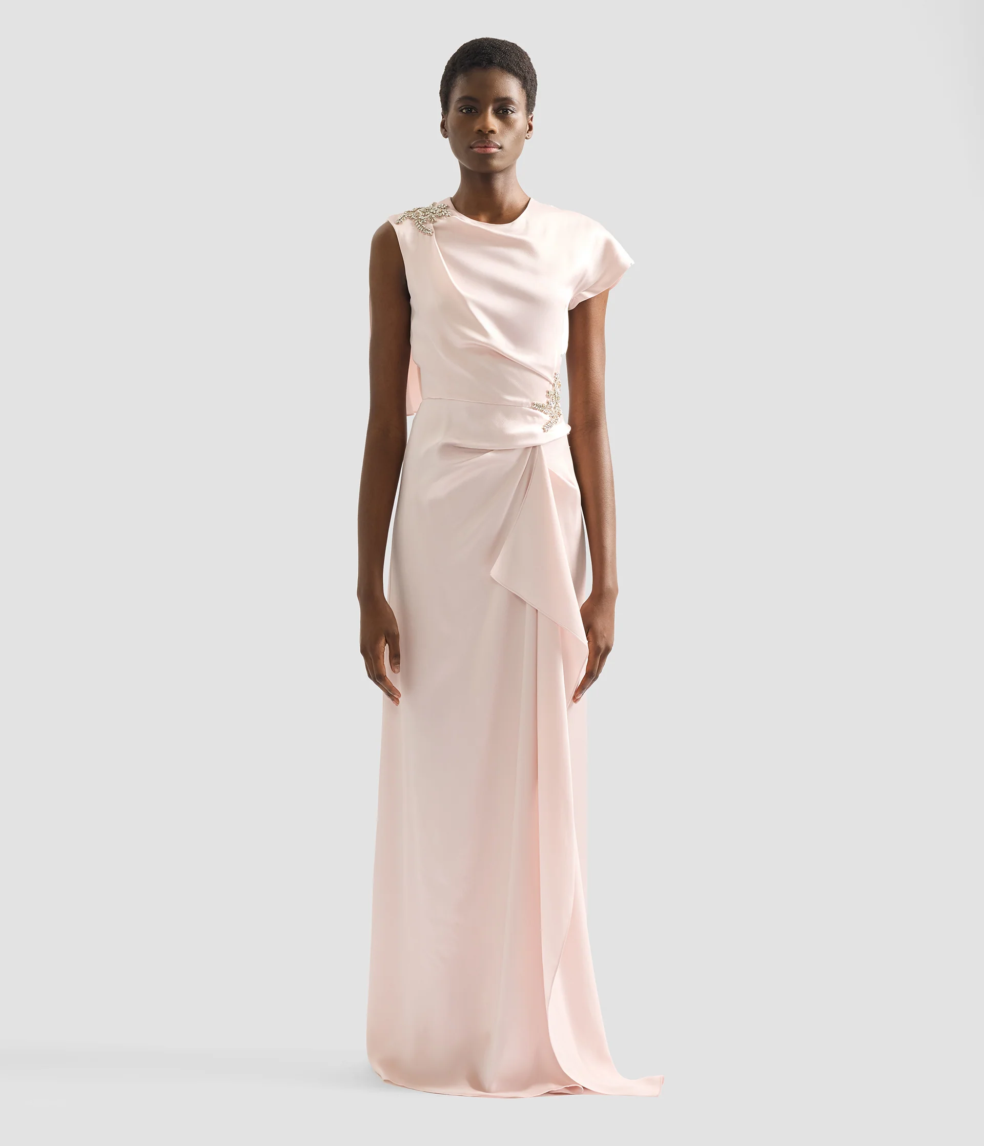 Embellished Satin Cady Gown - Image 4
