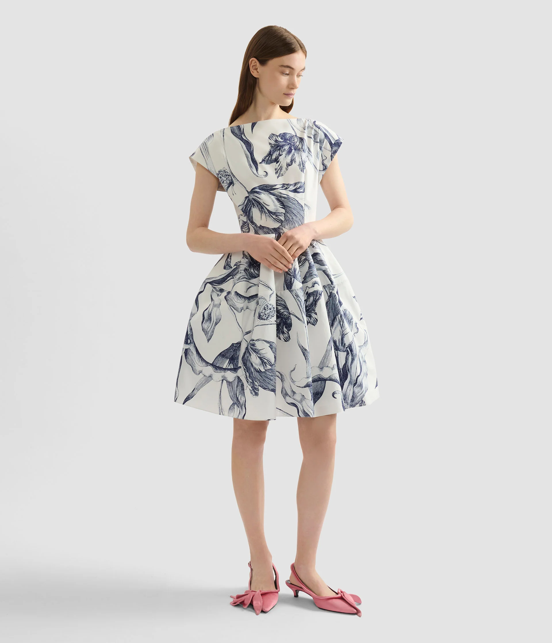 Short Sleeve Mini Dress - Image 2