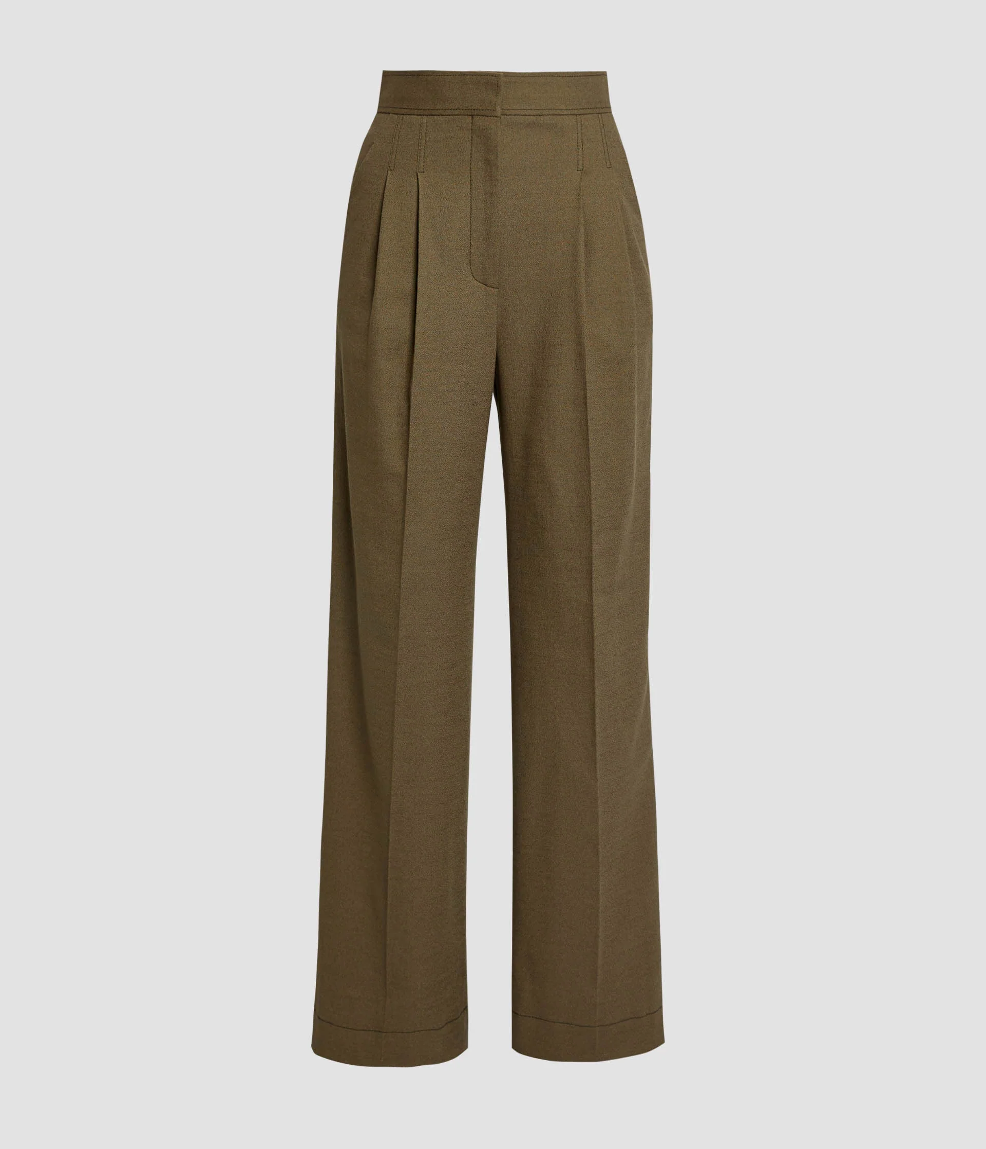 Crepe Wide Leg Trouser